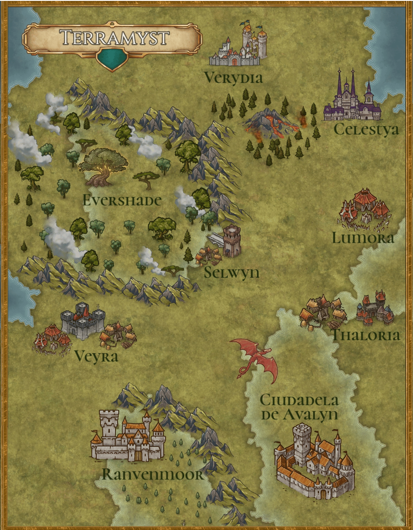 Mapa de los Terramaes