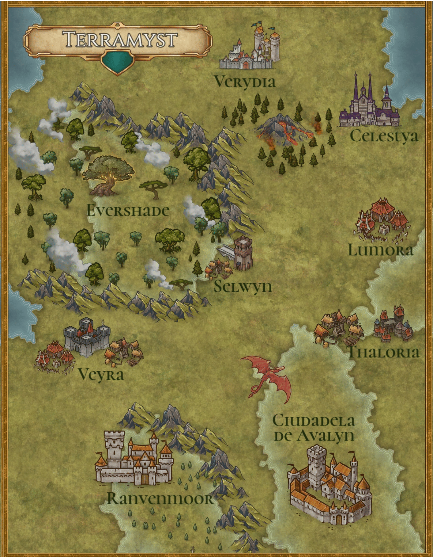 Mapa de los Terramaes